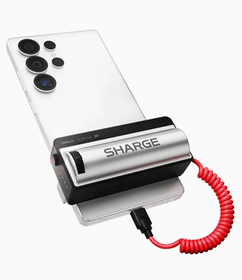 Sharge Grip 5000mAh Power Bank with Camera Shutter & Zoom Control – Ultimate Mobile Photography Handle - Image 2